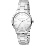 Esprit ES1L181M0075 Kaya Ladies Silver Uhr Damenuhr Datum silber - Silber/Silber