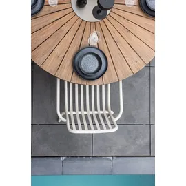 venture home Gartentisch Ø 140 x 75 cm Braun