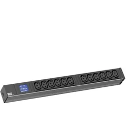 BACHMANN BN0500 19 PDU 1HE 12x C13 Leistungsmessung, Schutzkontakt-Anschluss"