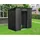 Floraworld Gartenhaus mit Pultdach 2 x 1,5 m Anthrazit