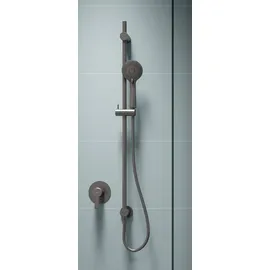 Lomadox Duschsystem modern mit Stange in titanium ARNIKA-30