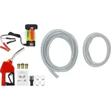 Dieselpumpe - Selbstansaugende Kraftstoffpumpe - 12V, 175W, 45 L/min, Max. Förderhöhe 10 m, Max. Saughöhe 5 m - Rot