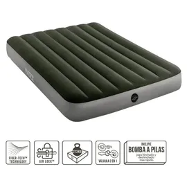 Intex Luftbett 191 x 137 x 25 cm mit Batteriepumpe 137x191x25