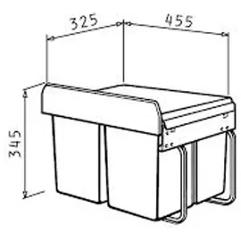 PYRAMIS Short 30l grau