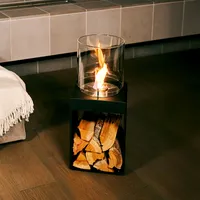 EcoSmart POP 3T [Design Ethanol Kamin]: Schwarz - mit Schutzhülle