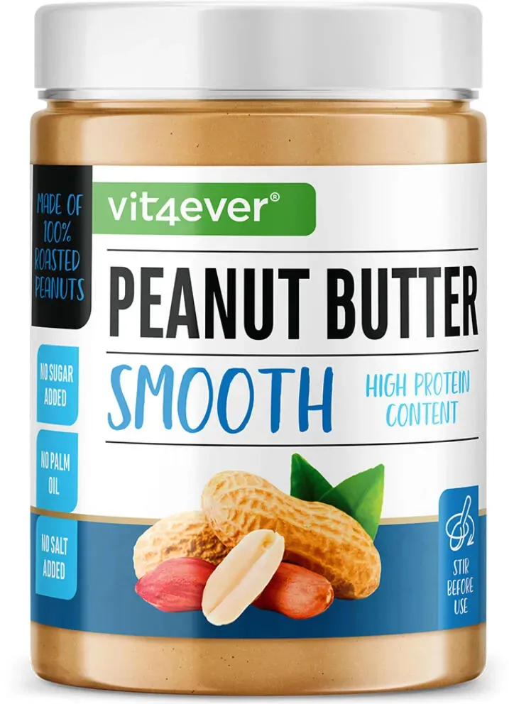 100% Erdnussbutter (SMOOTH) - Peanut Butter 1000 g