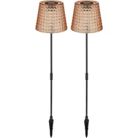 GLOBO LED Solarleuchte, Kunststoff, Akku IP44 Erdspieß, 3000K warmweiß,