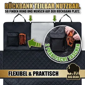 BigDean Robuste Autoschondecke Schwarz
