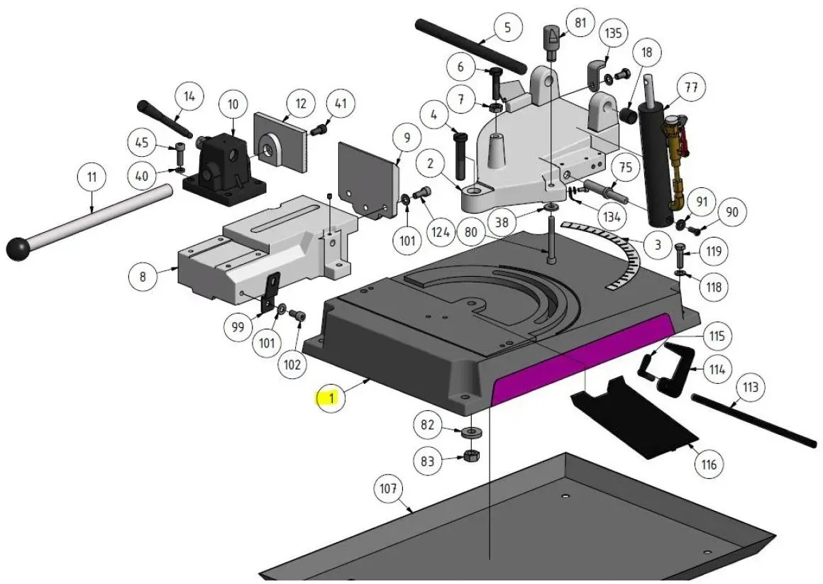 Optimum Grundplatte S131GH