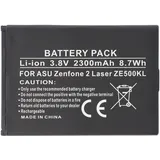 AccuCell Akku passend für Asus Zenfone 2 Laser ZE500KL, Li-Ion, 3,8V, 2300mAh, 8,7Wh