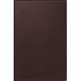 Baier & Schneider rido/idé 7016168276 Taschenkalender Mod. partner/Industrie I 2026 A7, Leder, dunkelrot