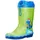 Playshoes Dino Gummistiefel Blau/Orange 27