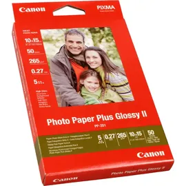 Canon Plus Glossy II PP-201 10 x 15 cm 265 g/m2 50 Blatt