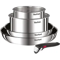 Tefal Ingenio Emotion 5-Tlg.Topf Und Pfannenset Abnehmbarer Griff, Stapelbar, Pl