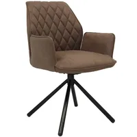 MID.YOU Armlehnstuhl Donny ca. 58x92 cm Taupe