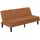 dorel home Schlafcouch Kunstleder 2-Sitzer Braun