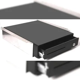 Blitzkasse Kassenlade iQCash330SL-Un RJ-11 SLIM LINE mit Untertischhalterung, Kassenschublade