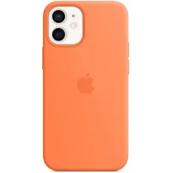 Apple Silikon Case mit MagSafe für Apple iPhone 12 mini, kumquat