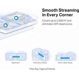 TP-Link Mercusys WL-Router Halo H1200G Home Mesh WiFi System 2-Pack, Router, Weiss