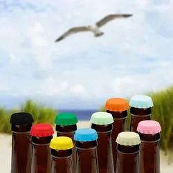 Haushalt International 10er Set Silikon Kronkorken Flaschenverschluss