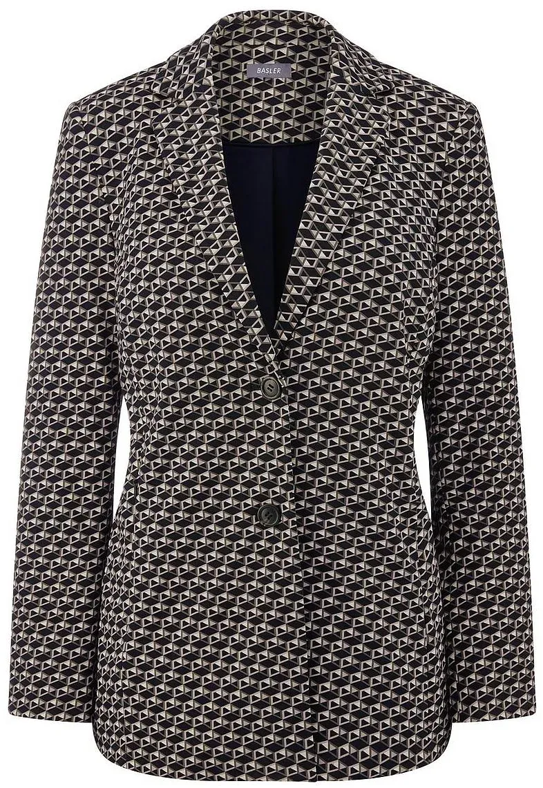 Jersey-Blazer BASLER mehrfarbig, 42
