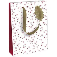 Clairefontaine 6x Geschenktasche 26,5x14x33cm, Weihnachten Weiß X-29508-2C