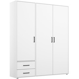 Rauch BLUE Kleiderschrank Voyager 140 x 194 cm Dekor Alpinweiß