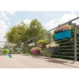 LECHUZA Balconera Color 80 Komplettset 80 x 19 x 19 cm sandbraun