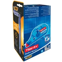 TIPP-EX Korrekturroller Mouse 4.2 mm x 10 m Weiß 10 Stück + GRATIS 1 BIC Gelocity Quick Dry