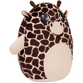 squishbrubies Gigi die Giraffe - 35 cm Kuscheltier - Superweiches Stofftier - Plüschtier zum Kuscheln, Verschenken und Sammeln - Braun und Beige - Braun/Beige