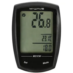 M-Wave Fahrradcomputer M21W berühren drahtlose schwarz EINHEITSGRÖSSE