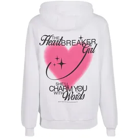miss tee Heartbreaker Hoodie Fluffy Weiß XL