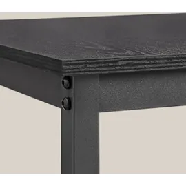 VASAGLE Bartisch Küchentisch Stehtisch 60 x 60 x 92 cm Schwarz