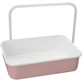 Honey Ware HoneyWare Color Line Emaille Frischhaltedose rosa L flach 1,35L CTNG-L.AP