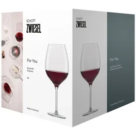 Schott Zwiesel For You Rotweinglas Kristallglas 0,63 l 4er Set
