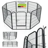 Juskys Welpenauslauf aus Metall