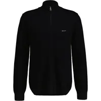 GANT Herren. Pique-Strickjacke - Schwarz M