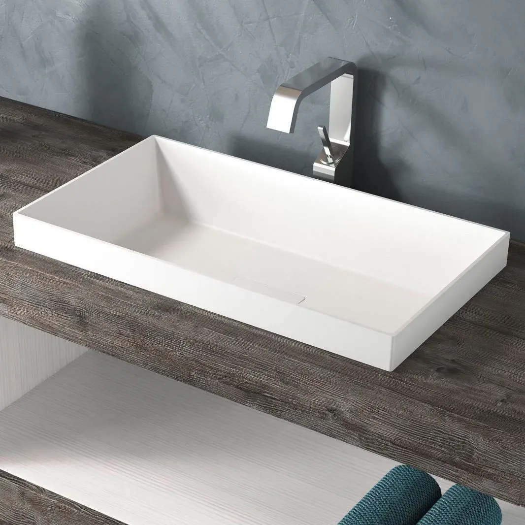 progettobagno ELY 60 Einbauwaschtisch 60 x 34 cm