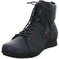 THINK! Menscha, Chromfrei gegerbte, Lodenfutter Stiefelette, 8000 Navy, 36