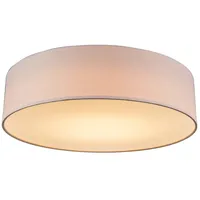 QAZQA Deckenleuchte rosa 40 cm inkl. led - Drum