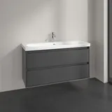 Villeroy & Boch Villeroy und Boch Skyla Waschtischunterschrank 2 Auszüge, 1172 x 596 x 439 mm, Graphite