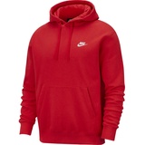 Nike Sportswear Club Fleece Hoodie - Rot,Weiß - XL