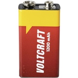 VOLTCRAFT VC-9V-Li-1200mAh 9 V Block-Batterie Lithium 1200 mAh 9 V 1 St.