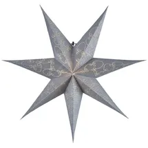 Star Trading Papierstern Decorus 63 cm silber-grau