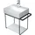 Duravit Waschbeckenunterschrank 51,6 x 79 x 33,3 cm Schwarz Matt