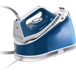 BRAUN CareStyle 1 Pro IS 1512 BL, Dampfstoß 380 g/min, FreeGlide 3D, SuperCeramic Bügelsohle, DoubleSteam, leichtes Bügeln, vertikale Auffrischung, Dampfbügelstation 2200 Watt, 6 bar