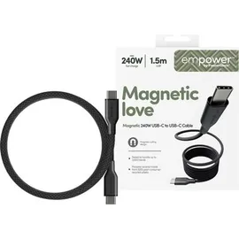 Panzer Glass PanzerGlass empower Magnetic 240W USB-C to USB-C 1.5m black