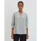 Someday Langarmbluse | Oversize Flanellbluse ZANELL aus nachhaltiger Baumwolle Hazy Fog Melange, 36