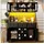 modfu Hochschrank 120 x 40 x 170 cm Schwarz