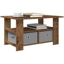 vidaXL Couchtisch Altholz Braun 77 x 55 x 42 cm